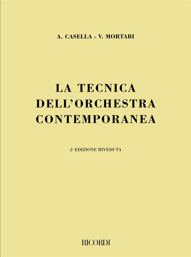 Tecnica Dell'Orchestra Contemporanea - opera